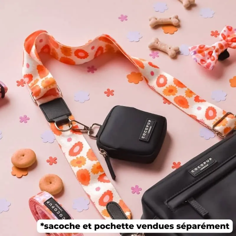 ANSE POUR SACOCHE - FLEURS ABSTRAITES