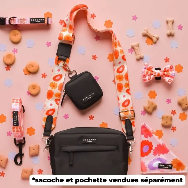 ANSE POUR SACOCHE - FLEURS ABSTRAITES