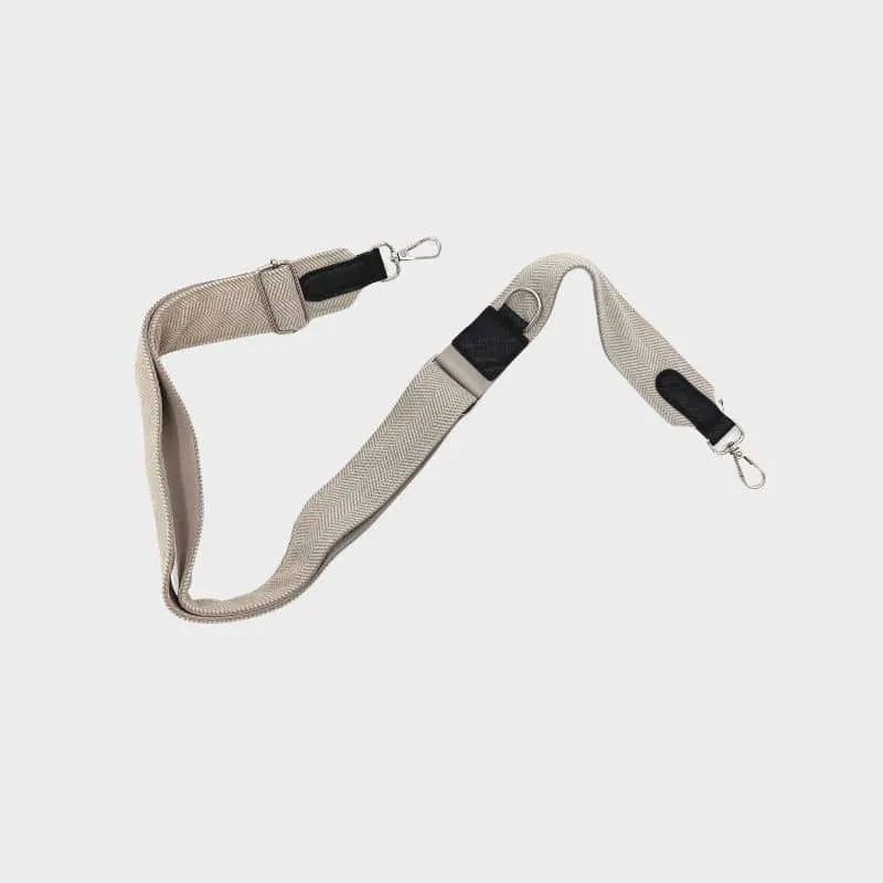 ANSE POUR SACOCHE - TWEED BEIGE