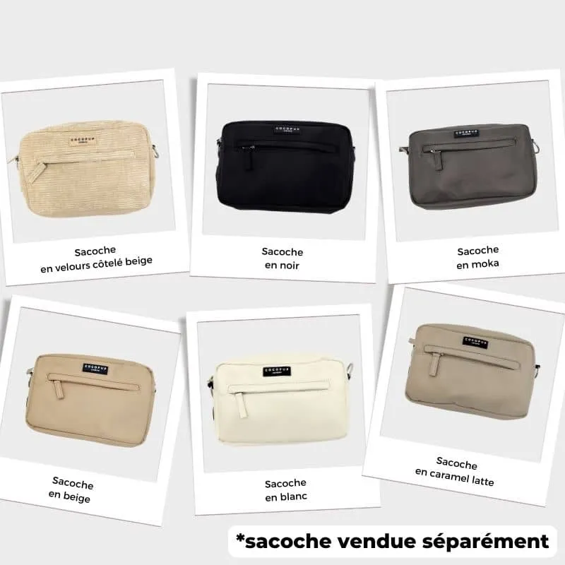 ANSE POUR SACOCHE - TWEED VERT