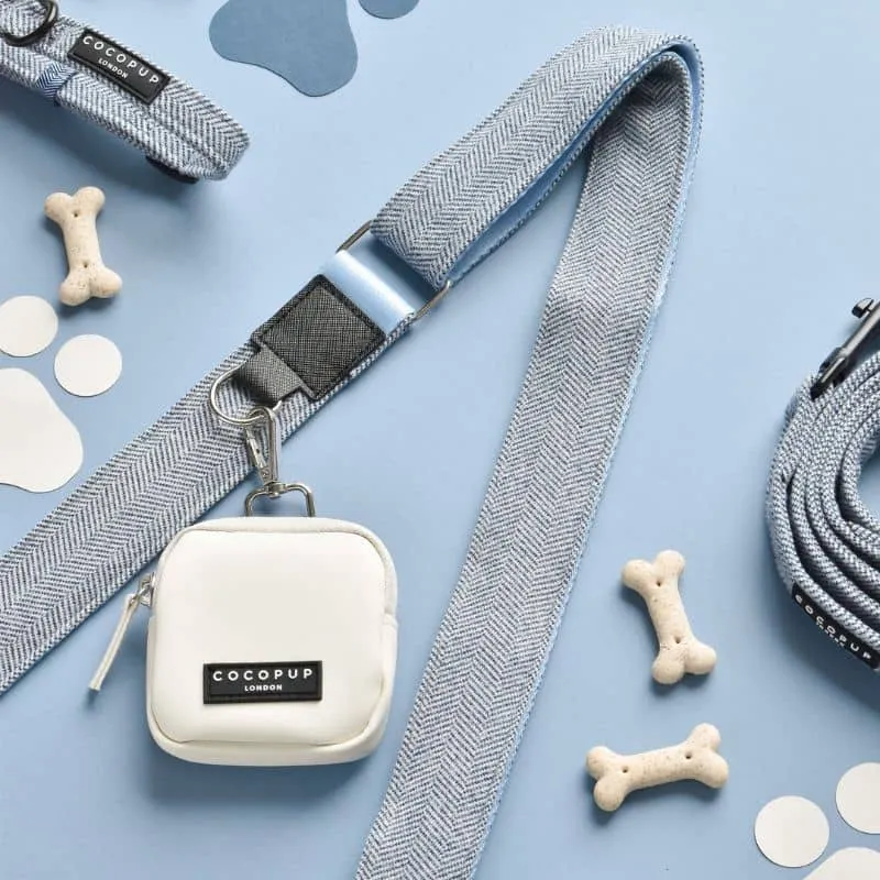 ANSE POUR SACOCHE - TWEED BLEU MARINE