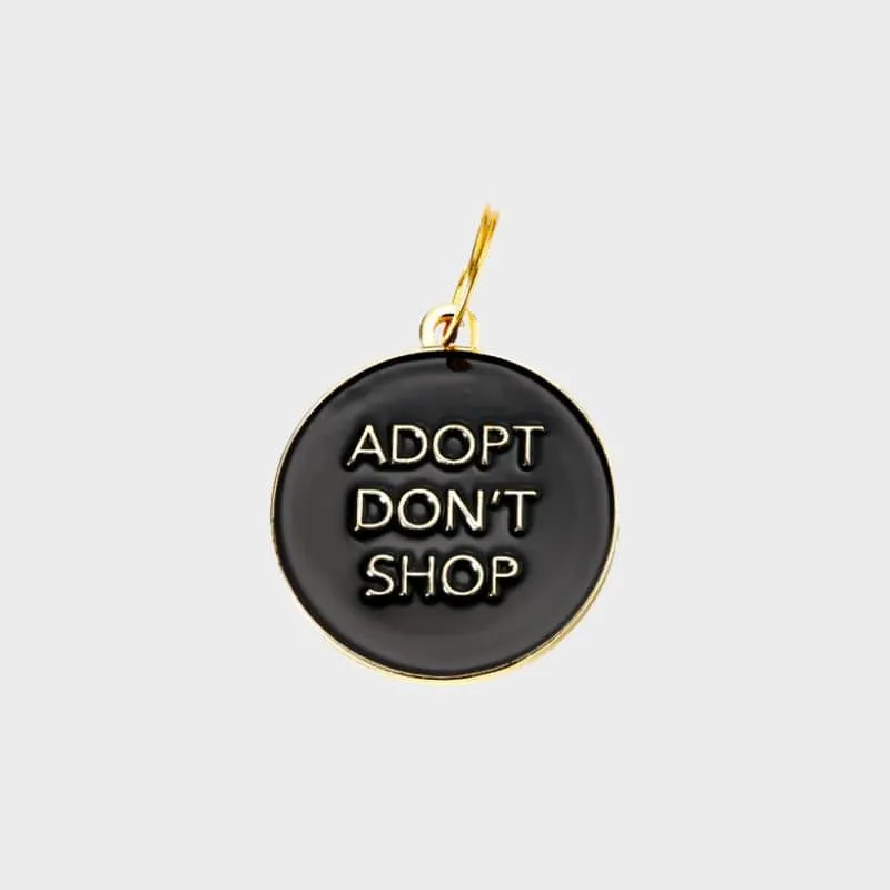 MÉDAILLE POUR CHIEN - ADOPT DON'T SHOP