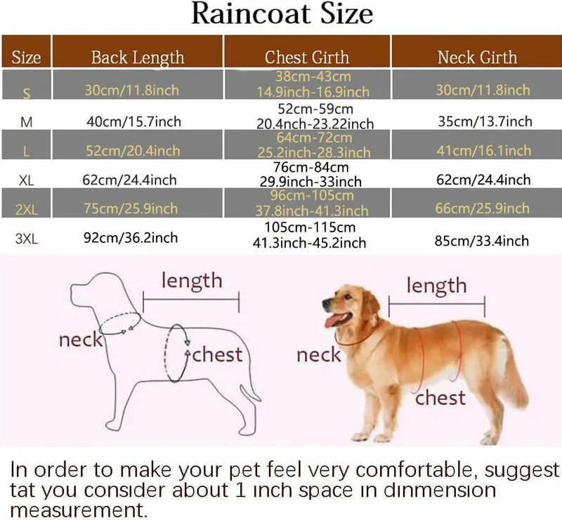 Imperméable Jaune Réfléchissant Gros Chien