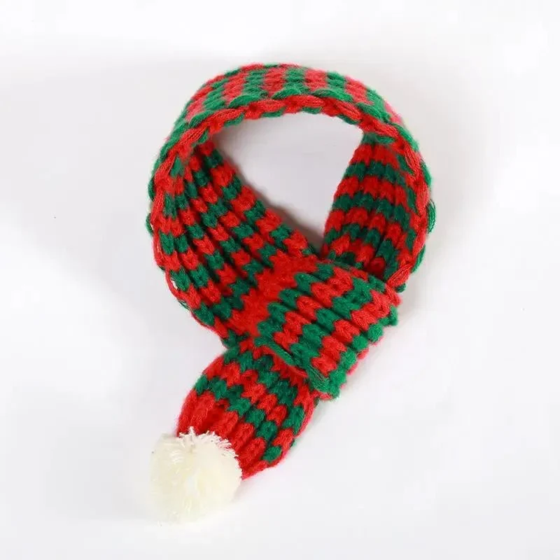 Écharpe Tricotée Hivernale Chien