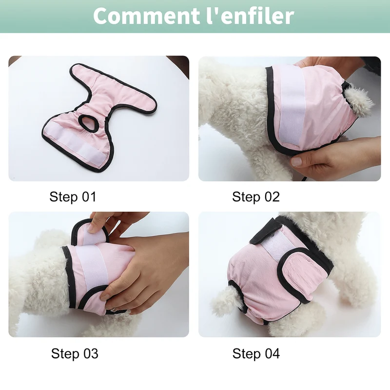 Couche Menstruelle Réutilisable Chienne