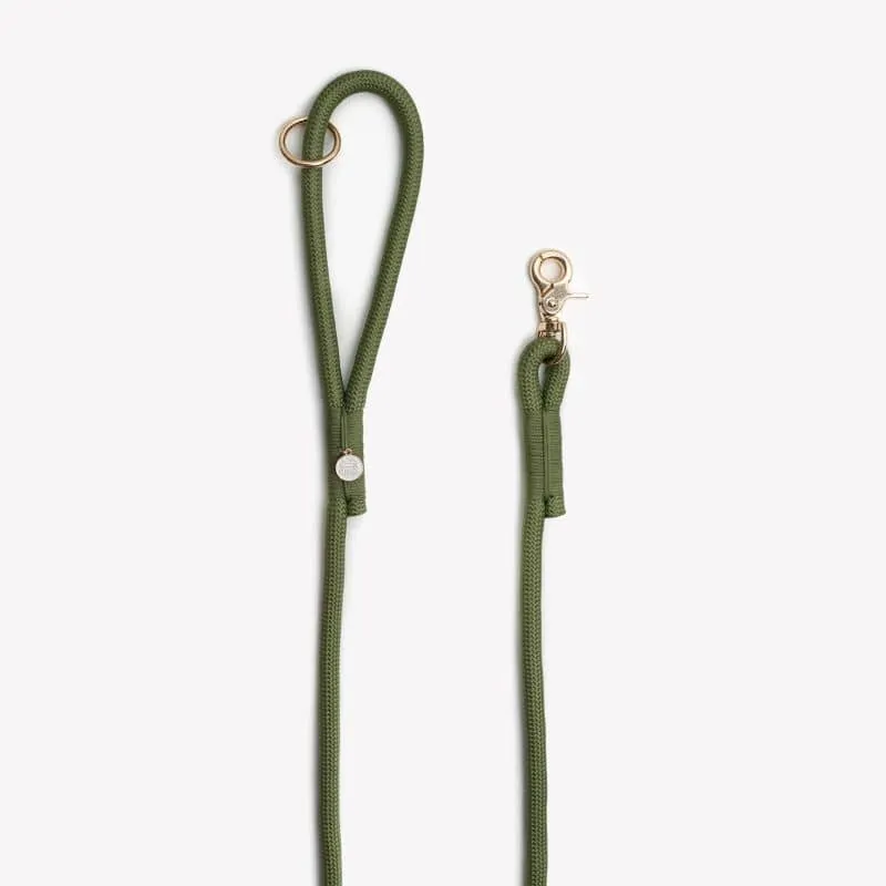LAISSE EN CORDE POUR CHIEN - VERT