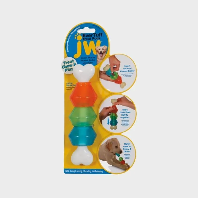 JOUET D’OCCUPATION À MÂCHER POUR CHIEN - JW EVERTUFF TREAT POD