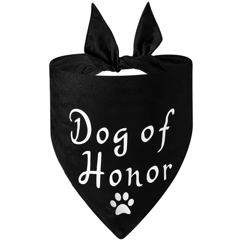 Bandana Mariage Élégant Gros Chien Cérémonie