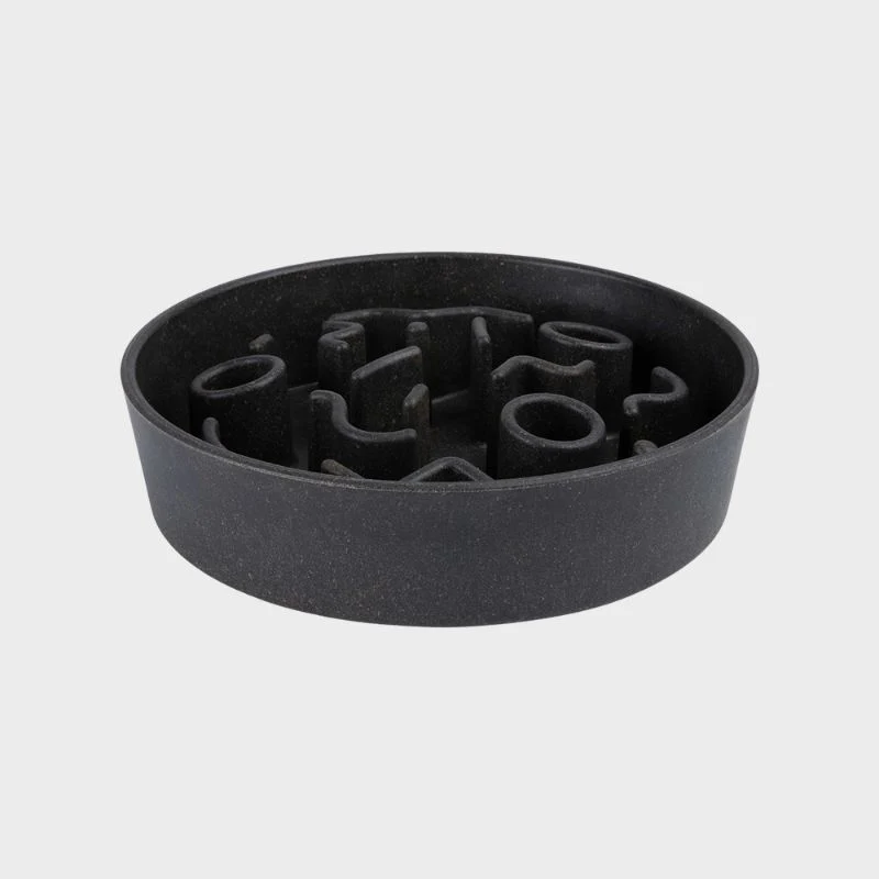 GAMELLE ANTI-GLOUTON POUR CHIEN - NOIR (DISPO EN 2 TAILLES)
