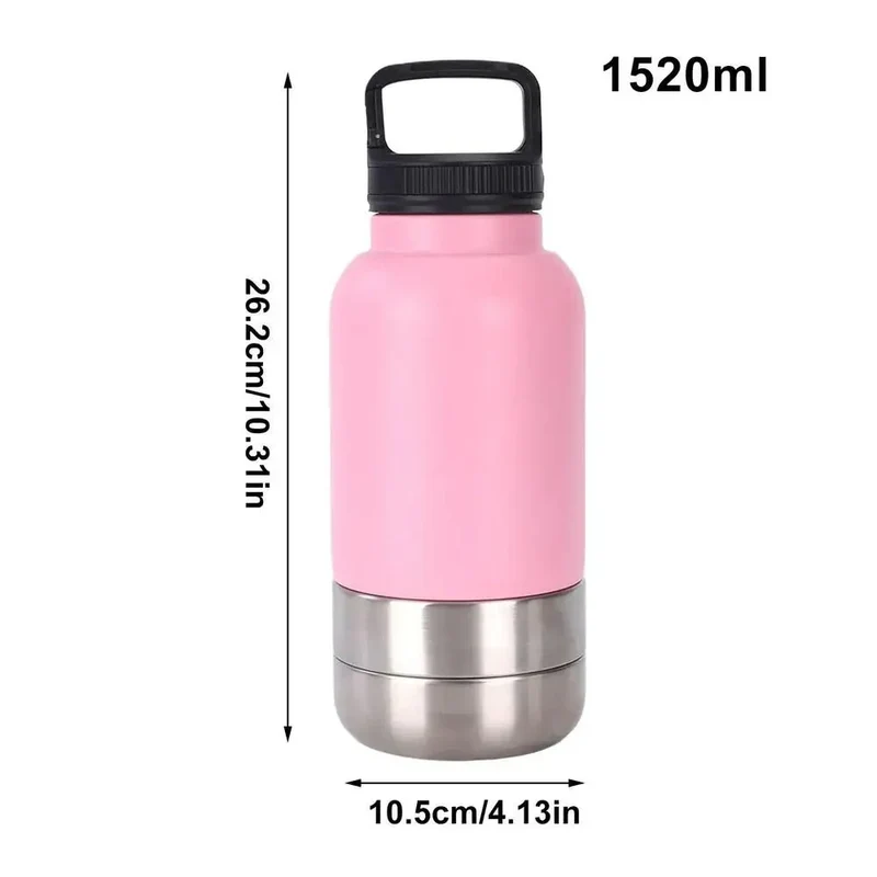 Gourde Isotherme 3-en-1 Gros Chien 1.5L