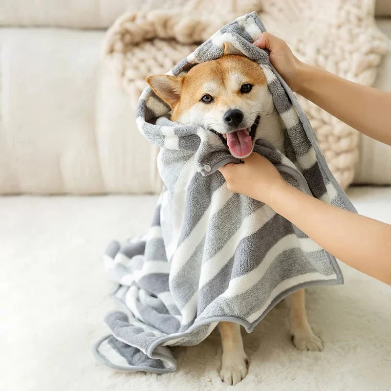 Peignoir Bain Absorbant Gros Chien