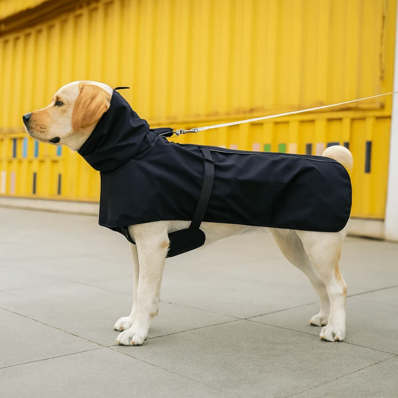 Imperméable Capuche Gros Chien Étanche XXL