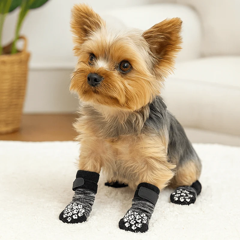 Chaussettes Antidérapantes Séniors Gros Chien