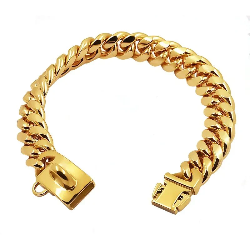 Collier Chaîne Acier Inoxydable Pitbull Mastiff