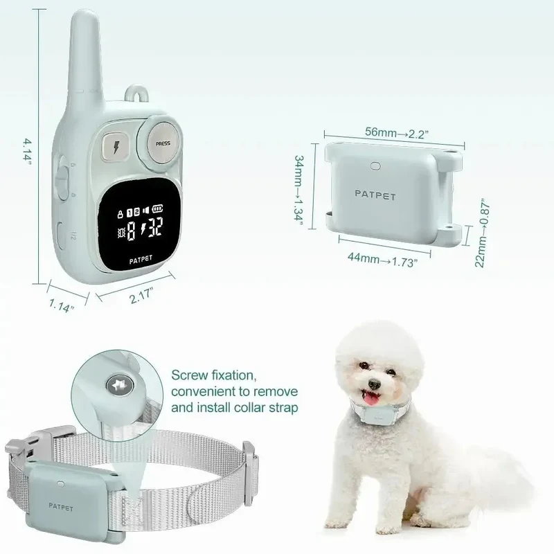 Collier Anti-Aboiement Petit Chien 2kg