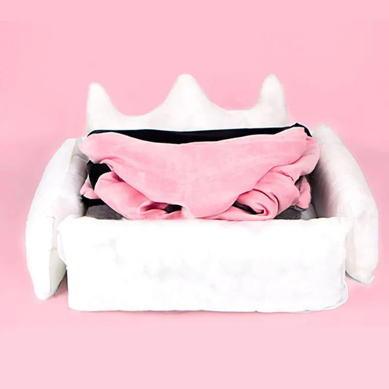 Panier Princesse Couronne Petit Chien