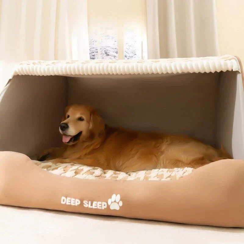 Panier Chien Avec Toit Cabane Cocon