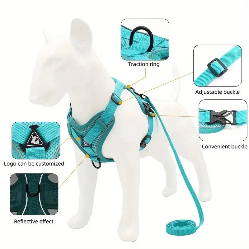 Harnais Anti-Traction Petit Molosse Confort