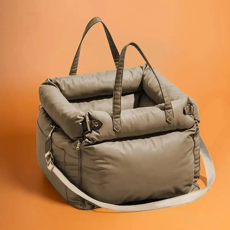 Panier Voiture Luxe Similicuir Gros Chien