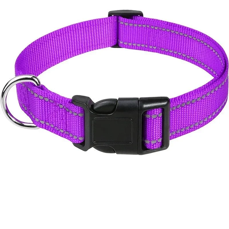 Collier Nylon Réglable Chiot 12 Coloris