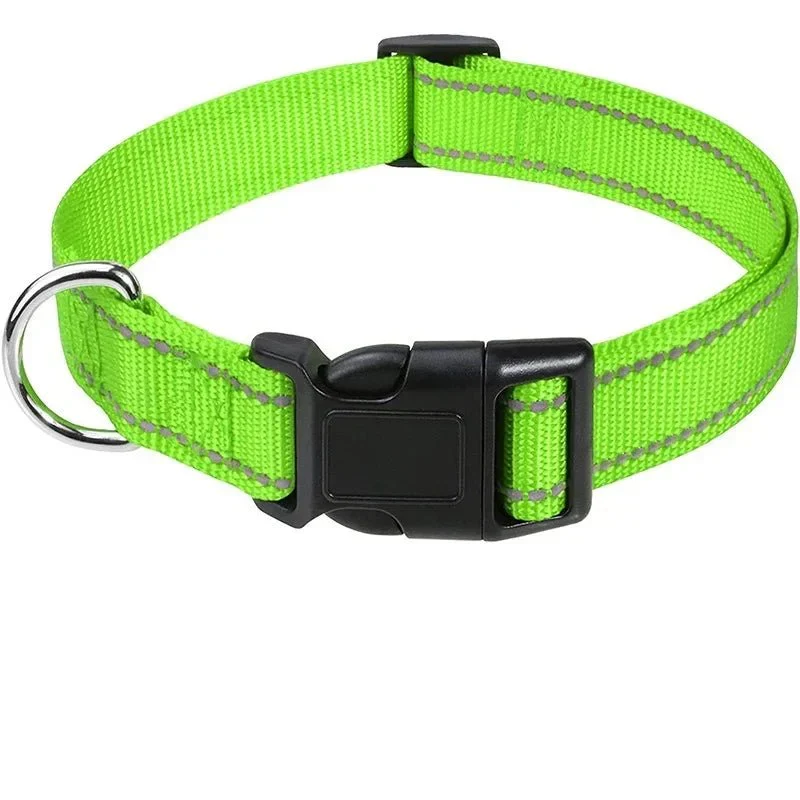 Collier Nylon Réglable Chiot 12 Coloris