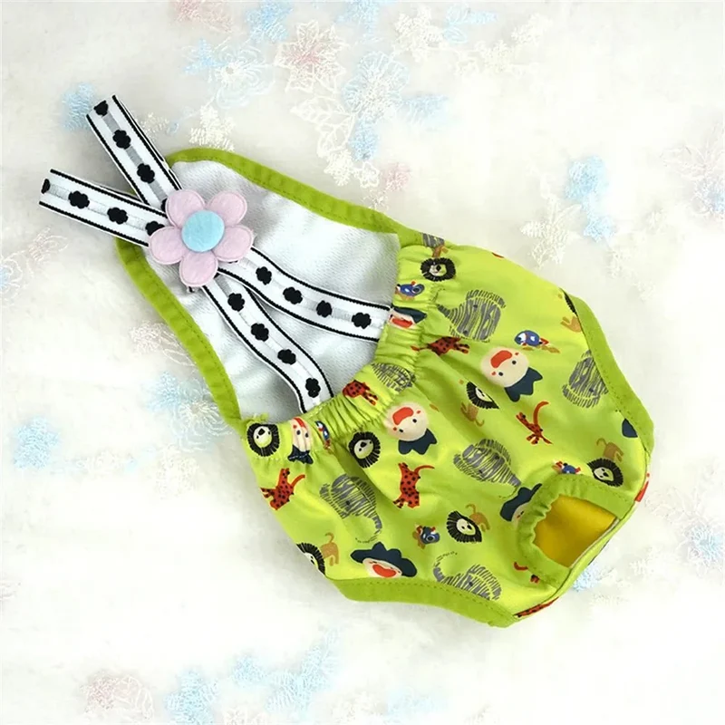 Couche Bretelles Chien Lavable Réutilisable Hygiène