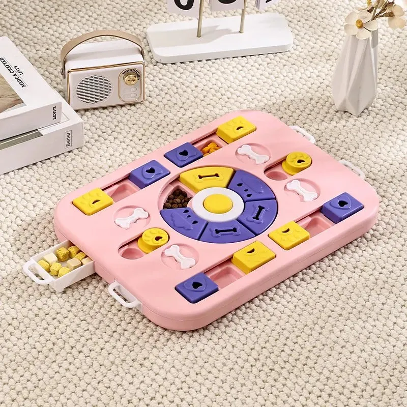 Puzzle Interactif Mangeoire Lente Gros Chien