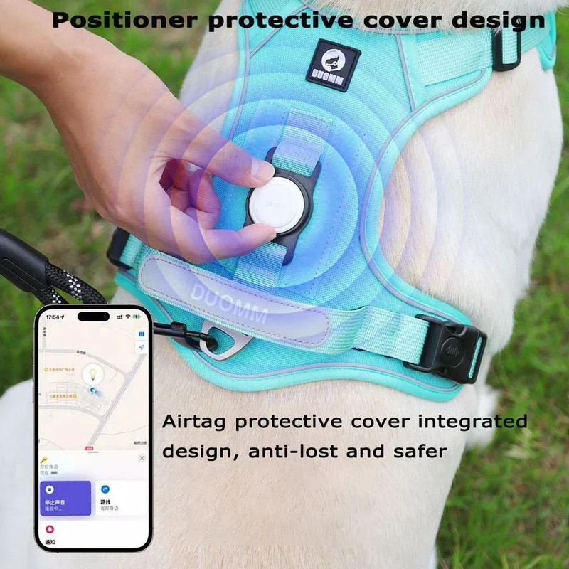 Harnais Anti-Traction Malinois Tactique Réglable