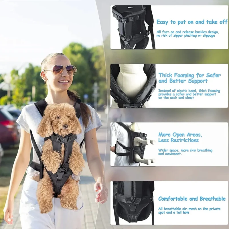 Sac Transport Chien 5kg Respirant Confort