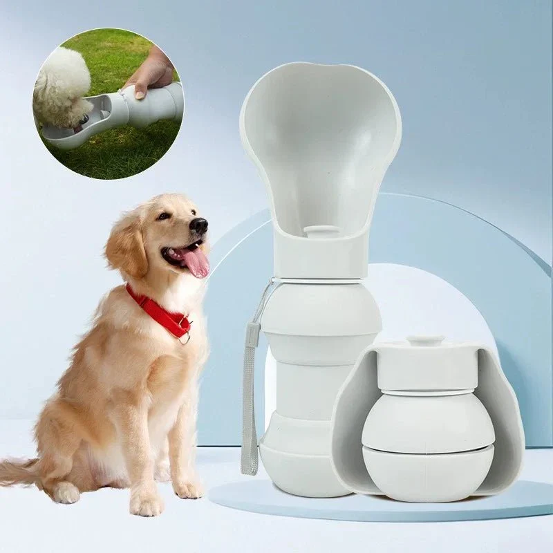 Gourde Pliable Promenade Gros Chien