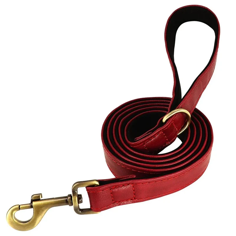 Laisse Cuir Souple Chiot Molosse