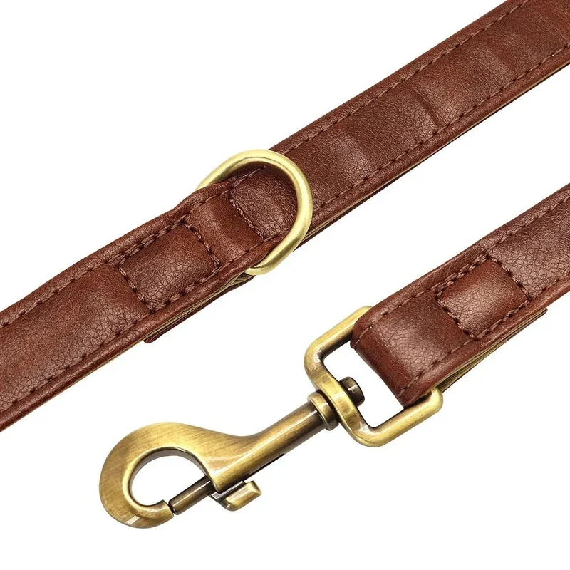 Laisse Cuir Souple Chiot Molosse