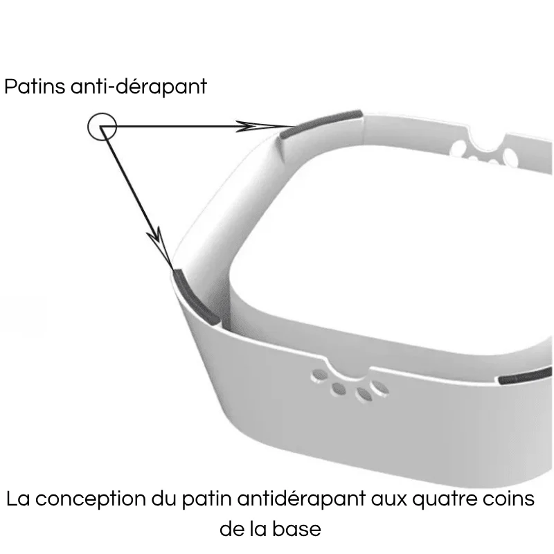 Gamelle Anti-Éclaboussures Inox Gros Chien