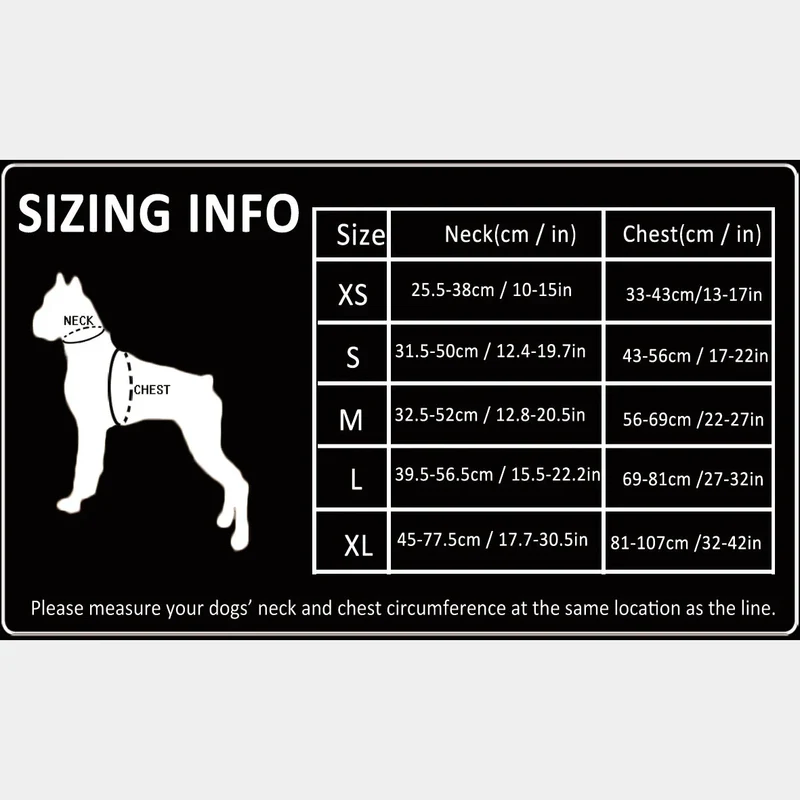 Harnais Parachute Chien Réglable Multi-Tailles