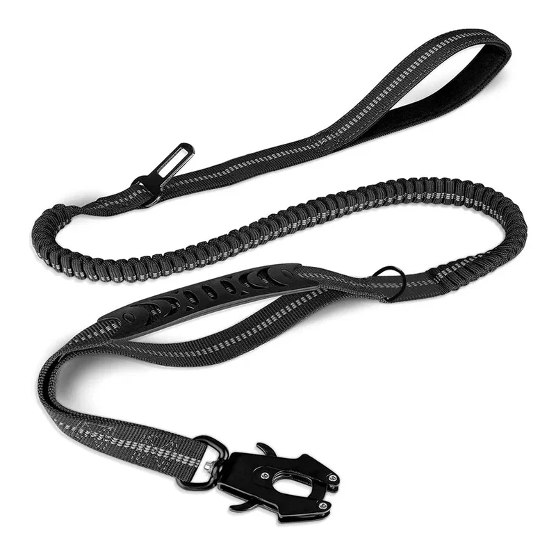 Laisse Bungee Anti-Traction Multicolore Gros Chien