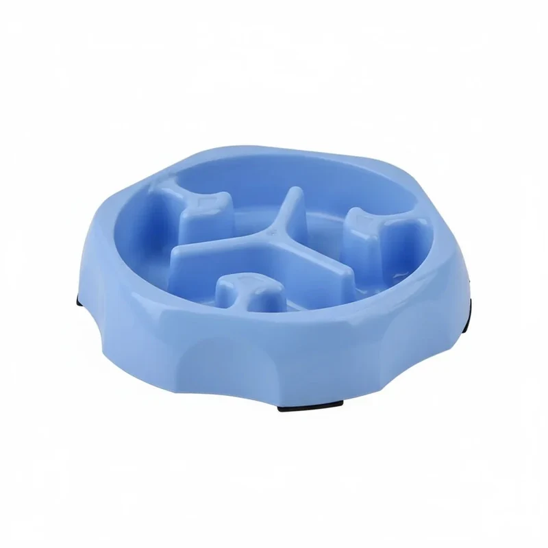 Gamelle Anti-Glouton Inox Chiot Gros Chien 18cm