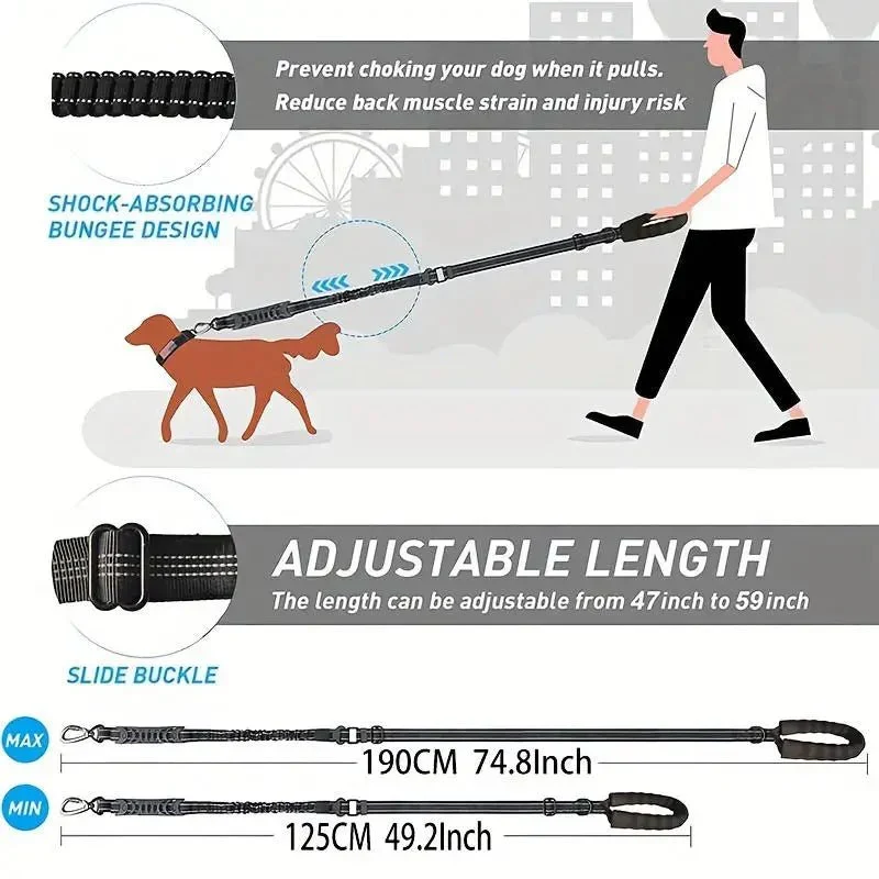 Laisse Rétractable Confort Gros Chien