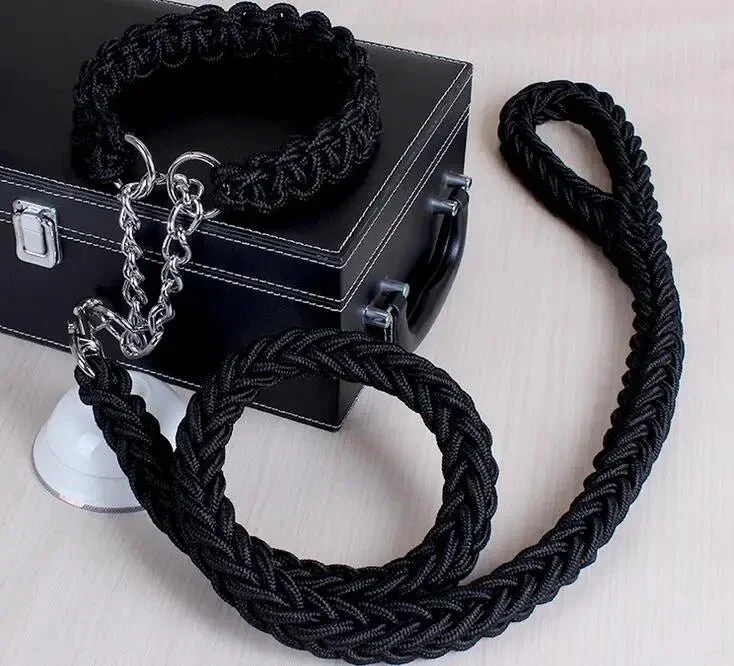 Laisse Corde Tressée Paracord Gros Chien