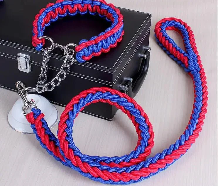 Laisse Corde Tressée Paracord Gros Chien