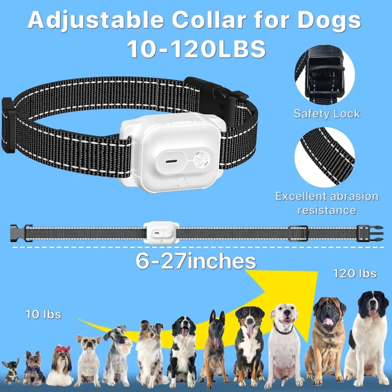 Collier Citronnelle Anti-Aboiement Rechargeable
