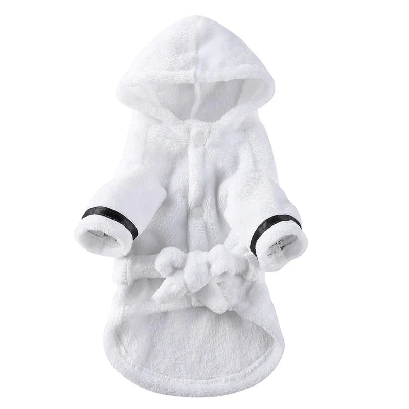 Peignoir Capuche Absorbant Gros Chien Bain