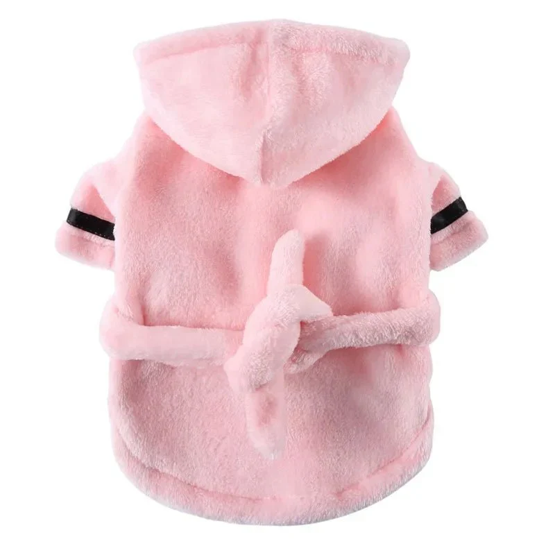 Peignoir Capuche Absorbant Gros Chien Bain