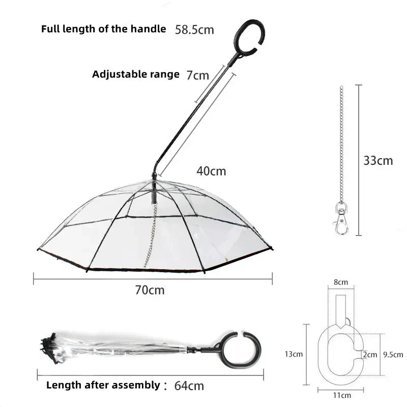 Laisse Parapluie Gros Chien Imperméable