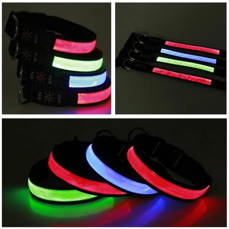 Collier Lumineux LED Rechargeable Sécurité Nocturne