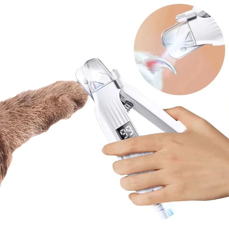 Coupe-Ongles Électrique LED 2-en-1 Chien