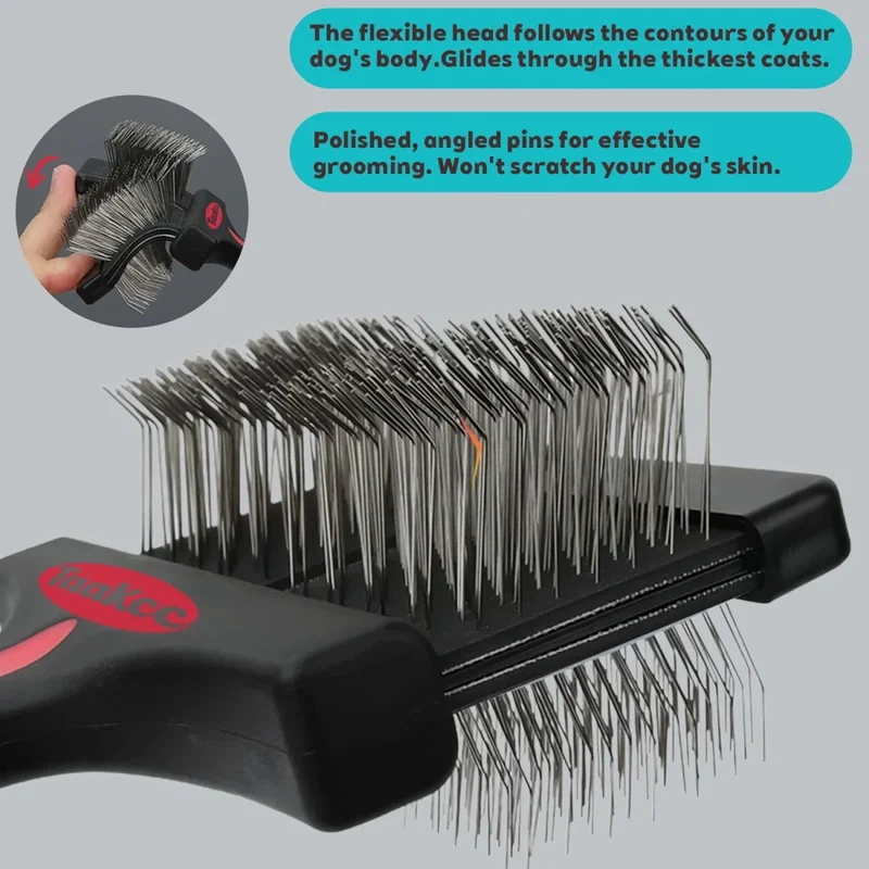 Brosse Carde Double Face Gros Chien