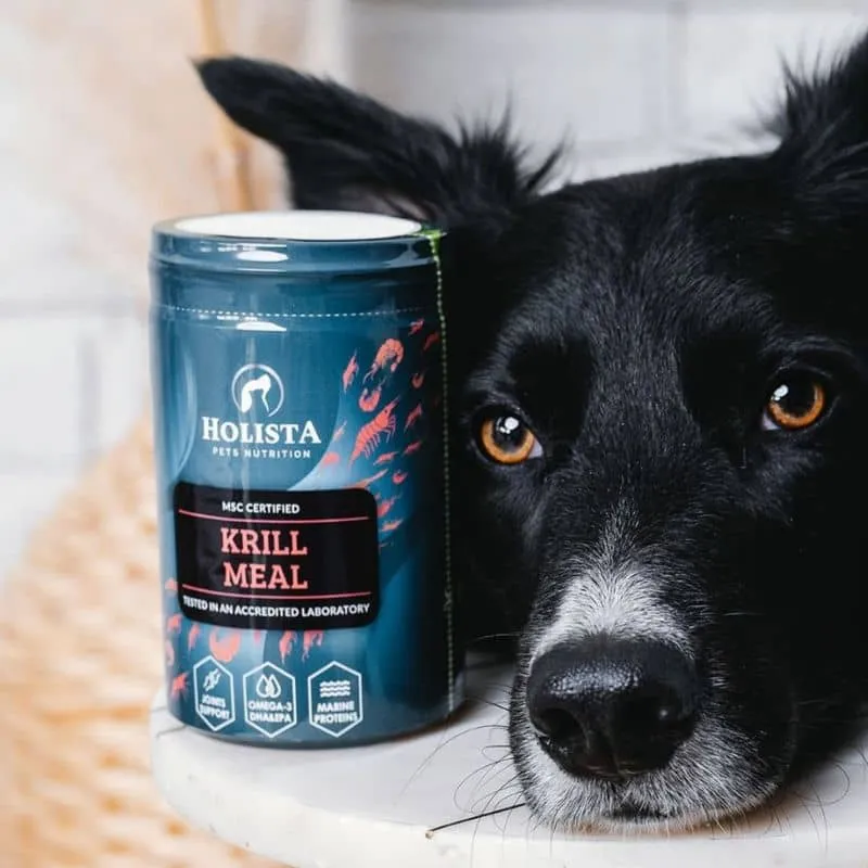 FARINE / POUDRE DE KRILL DÉSHYDRATÉ POUR CHIEN ET CHAT