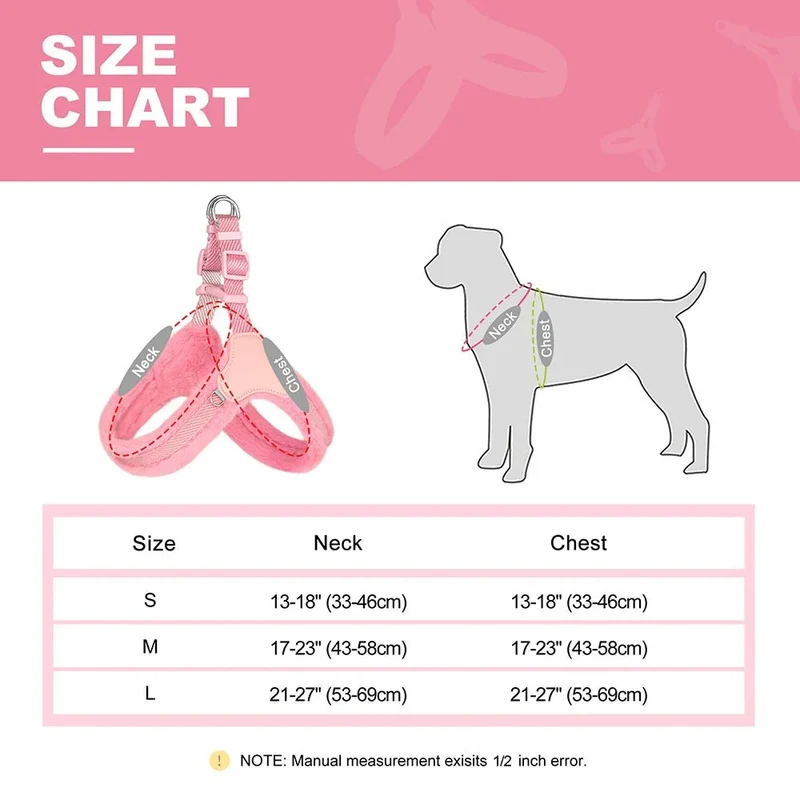 Harnais Baudrier Doux Petit Chien Confort