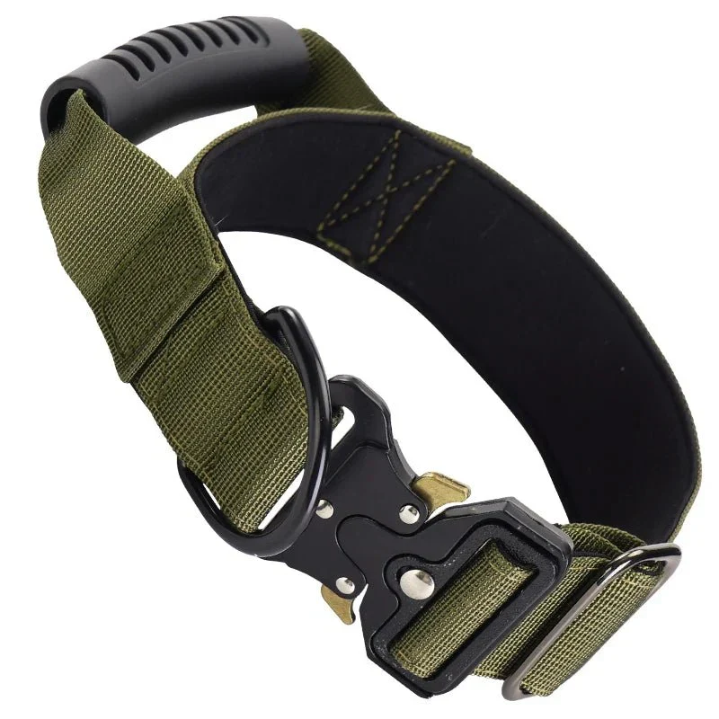 Collier Poignée Contrôle Gros Chien Tactique