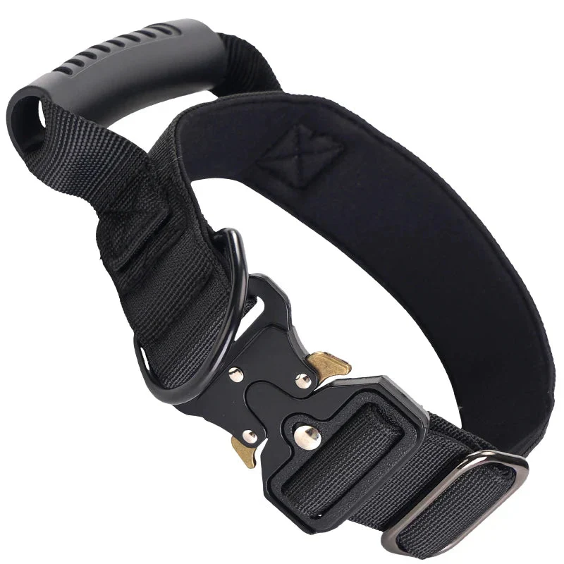 Collier Poignée Contrôle Gros Chien Tactique